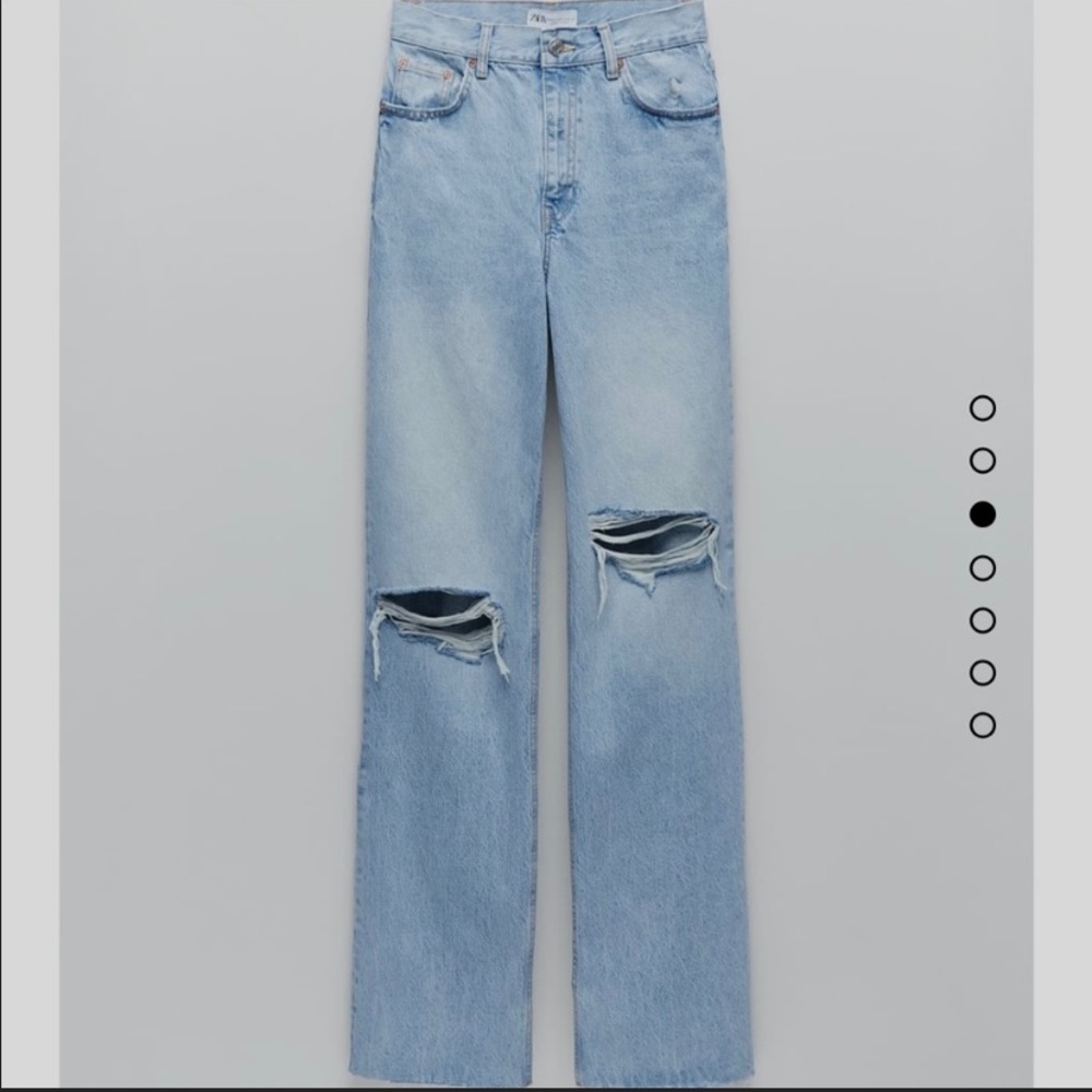 ZARA wide leg jean